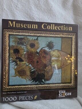 Van Gough 1000 Piece Sunflower Puzzle New In Box Museum Collection